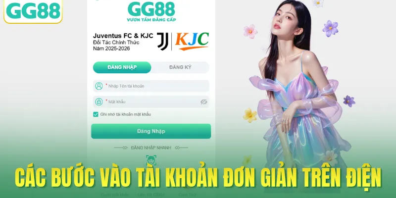 Các bước vào tài khoản đơn giản trên điện thoại