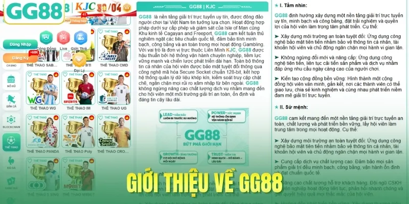 Giới thiệu về GG88