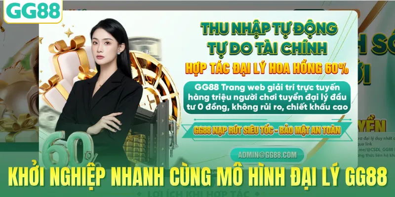 Khởi nghiệp nhanh cùng mô hình đại lý GG88