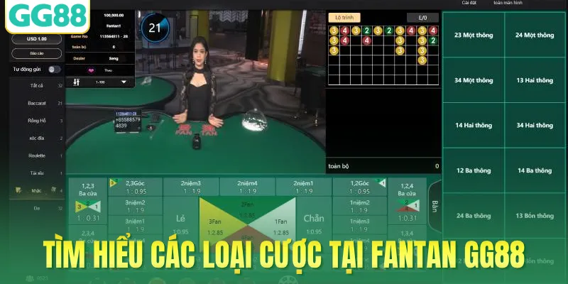 Tìm hiểu các loại cược tại Fantan GG88