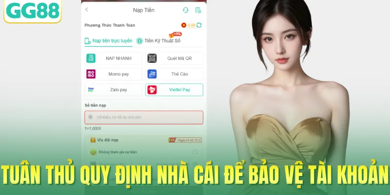 Tuân thủ quy định nhà cái để bảo vệ tài khoản