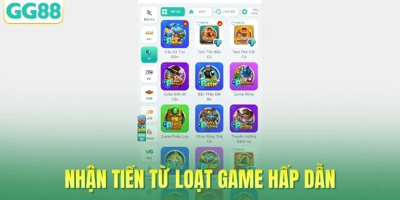 Nhận tiền từ loạt game hấp dẫn